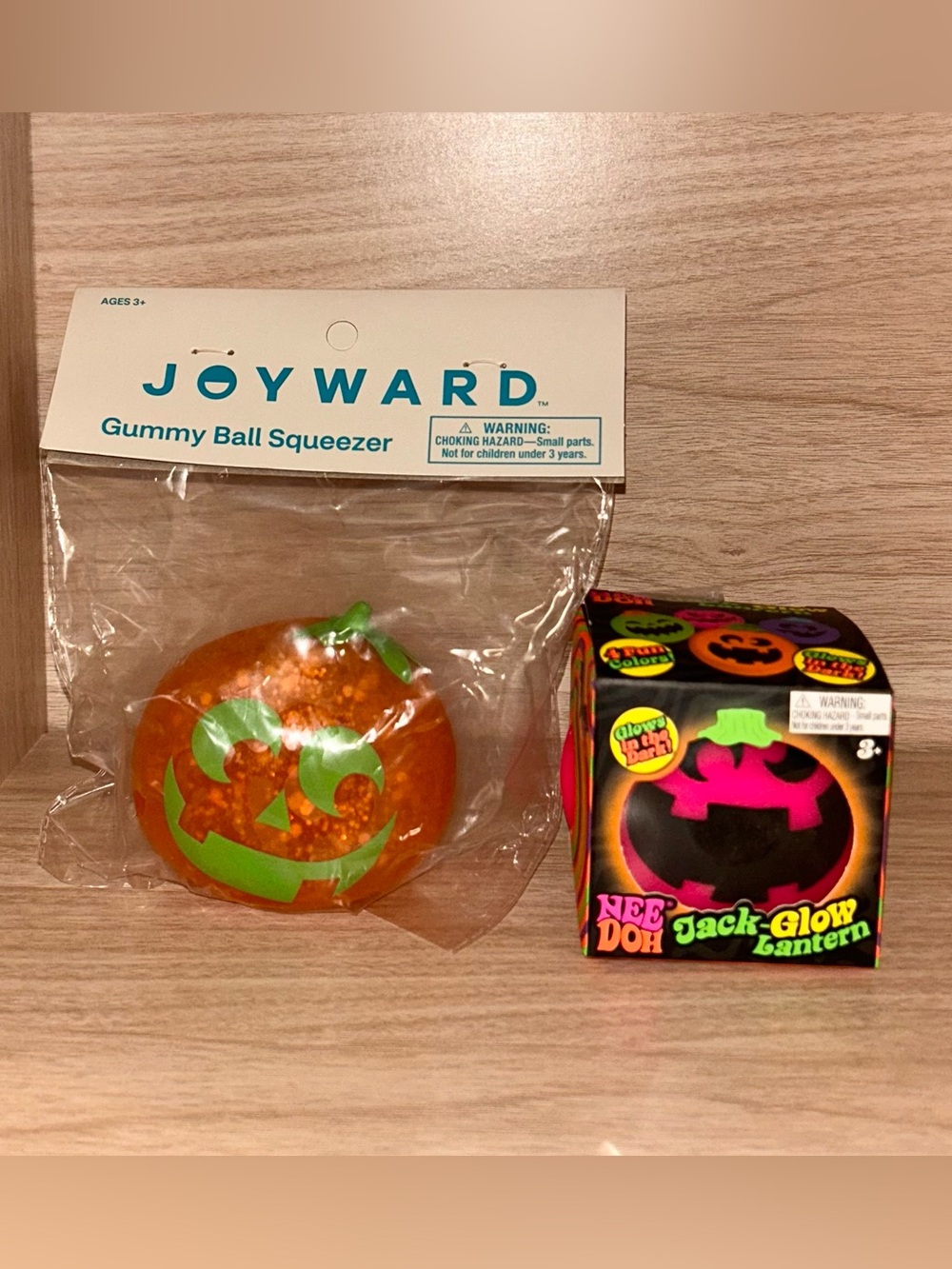 Halloween NEEDOH Pumpkin Squishy Bundle - Joyward Pumpkin & Pink Jack-Glow
